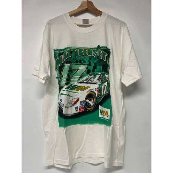 Vintage Matt Kensworth waste management Nascar Tshirt